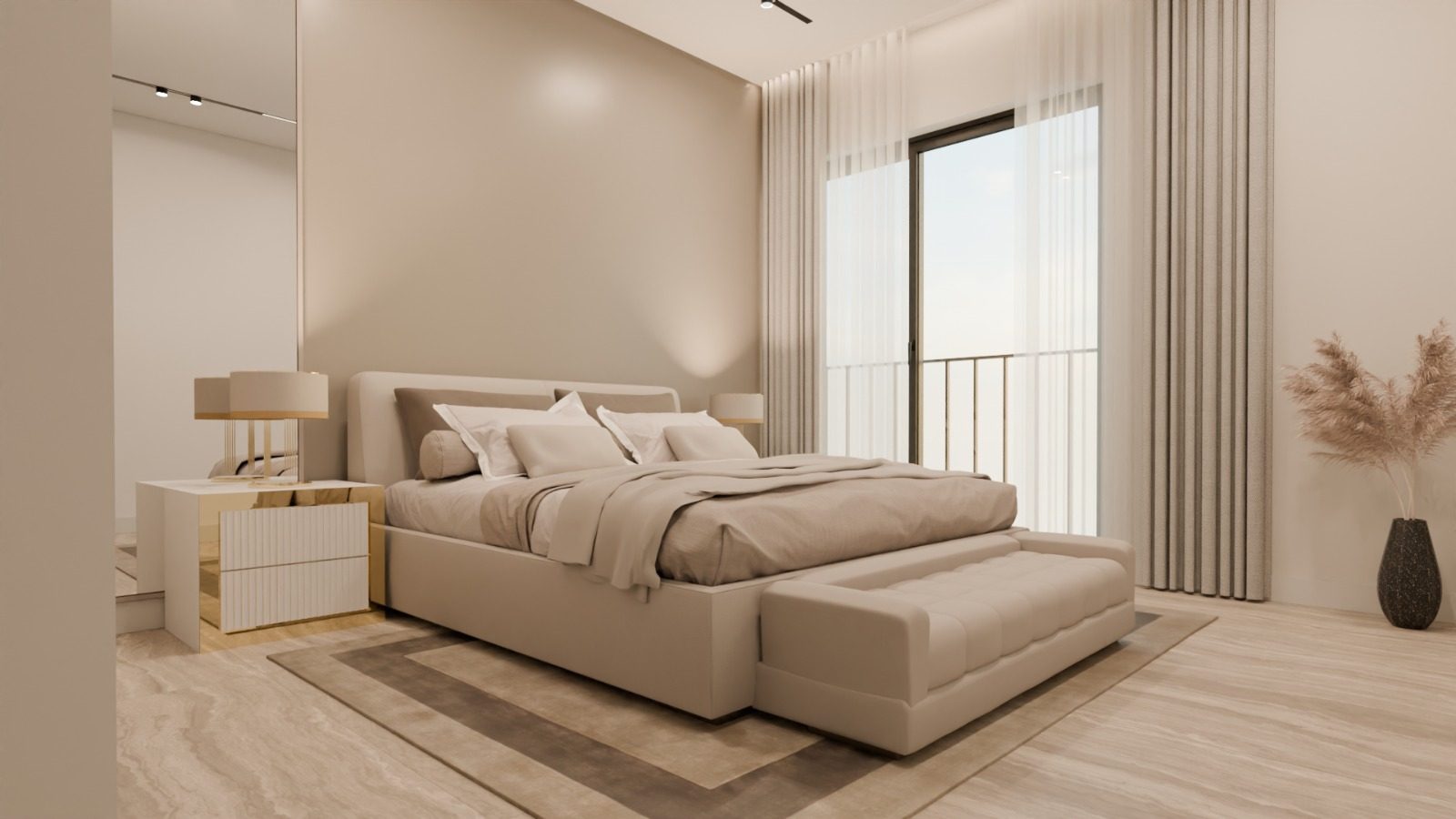 Developer's render: Exclusive outdoor space